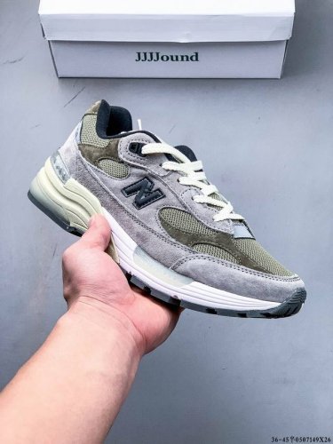 集图 Nb新百伦New Balance Made In Usa M992美产血统系列经典复古老爹风百搭休闲运动跑步鞋 猪巴革麂皮拼接原装透气网眼织物鞋面材质#升