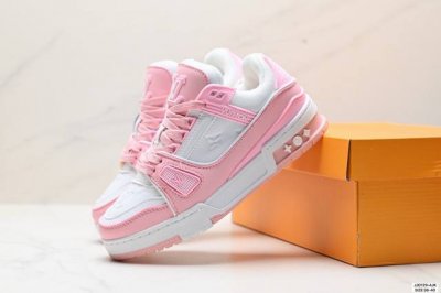 全新lv路易威登louis Vuitton Trainer Sneaker Low休闲运动文化百搭板鞋 Id:Jjd129-Ajk