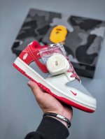 Nike Sb Dunk Low Bape联名 鸡血红 周年高端定制 低帮休闲板鞋 Bb8969-008 #定制鞋盒 大厂纯原品质出货 超高清洁度 皮料切割干净