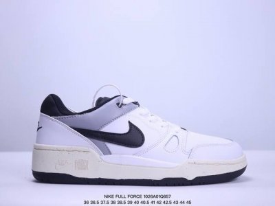 真标半码 NIKE耐克 FULL FORCE LO皮革时尚运动休闲鞋 XM1026Q657