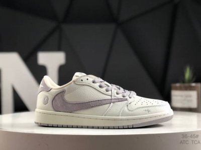 耐克Travis Scott X Fragment Design X Air Jordan 1 Low Og Sp Aj1 乔1 联名 低帮文化休闲板鞋 货号：
