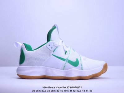 公司级耐克nike React Hyperset袜套加绑带运动 排球鞋男女鞋 货号:Dj4473-100 尺码:36 36.5 37.5 38 38.5 39