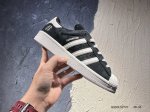 150 #新品上市实拍 adidas阿迪达斯三叶草男女贝壳头 印章奶油青蓝板鞋小白鞋Ie6977 Qqsdls2737