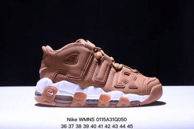 真标耐克Nike Wmns Air More Uptempo Gs Barely Green 皮蓬初代系列经典高街百搭休闲运动文化篮球鞋美国队配色 货号:921