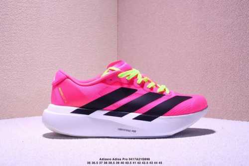 公司级阿迪达斯Adidas Adizero Evo Sl 舒适百搭防滑耐磨 低帮 休闲跑步鞋 货号:Js4455 尺码:36 36.5 37 38 38.5 3