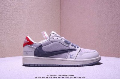 travis Scott X Fragment Design X Air Jordan 1 Low Og Sp Aj1 乔1 低帮文化休闲板鞋 Xy2688-1