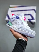 Nike Air Jordan Spizike Low White Obsidian 斯派克李混合系列低帮休闲运动文化篮球鞋“白蓝粉东单”Hf5758-151