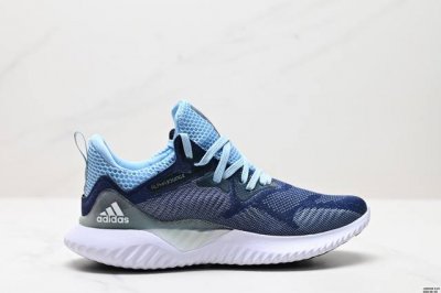 公司级阿迪 Lv Alphabounce Beyond M阿尔法 网面休闲跑步鞋 B43686 织4D鞋面春夏更加透气舒适 德国马牌橡胶大底 内附专柜脚踏防尘纸
