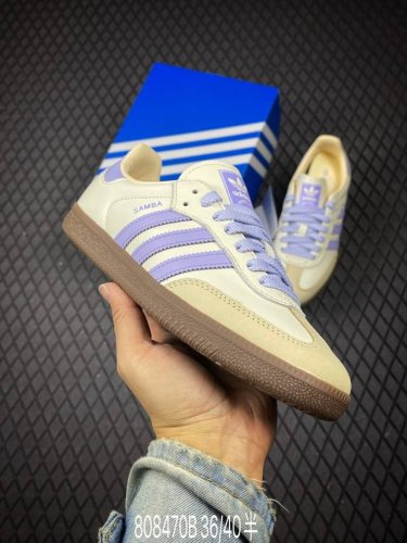 b 公司级阿迪达斯三叶草Adidas Originals Samba Og 桑巴舞系列绅士德训足球风百搭低帮休闲运动板鞋 货号:Ji2678 尺码:36 36.