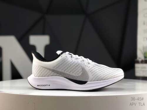 真标带半码耐克 Nike Zoom Pegasus 35 Turbo 登月35代 网纱透气缓震疾速跑鞋。 官方货号：Aj4114-101 Size：36-45