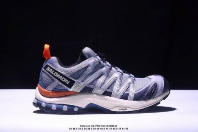 300 公司级Salomon Xa Pro 3D Adv 萨洛蒙合金黑户外越野跑鞋 鞋面采用Sensifit贴合技术 全方位贴合包裹脚型 鞋跟部鞋底牵引设计 提
