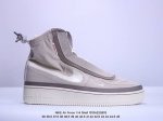 公司级耐克nike Air Force 1 Hi Shell 空军一号防水机能高帮板鞋 鞋款采用醒目荧光色示人，借鉴与机能外套的“Shell” 外壳为主题，在高