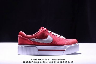 Wmns Nike Court Legacy Lift Wuaterrneksteam Orange秋冬 增高复古松糕鞋板鞋 货号：Fd0355 133 Siz