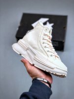 Converse匡威女子runstarlegacy夹心蕾丝蝴蝶结高帮帆布鞋a10027C号码35-40 半