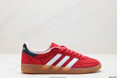公司级adidas Handball Spezial Sproty&Rich官方正确版本 阿迪达斯经典款 复古休闲板鞋 全鞋采用反毛皮制作 牛筋耐磨大底 承载青