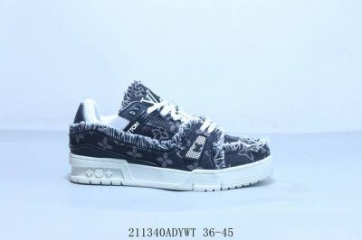 Lv路易威登Louis Vuitton Trainer Sneaker Low五代板鞋休闲运动文化百搭板鞋 211340Acywt 36-45