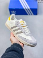 原盒特价 公司级adidas Originals Wb Pony Leo Samba Og 桑巴舞系列绅士德训足球风百搭低帮休闲运动板鞋 货号:Ie0578 尺