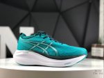 200 瑟亚士Asics Gel-Nimbus 27 低帮专业有氧轻超量休闲动运全能慢鞋跑。标原半码制#全新原装数据开人发体工学体一式轻贾质卡双编层鞋织面,针织