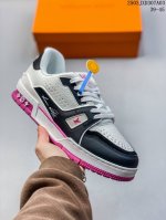 180 路易威登/Louis Vuitton Lv路易威登板鞋 新款 Lv Trainer最新配色运动鞋 L家 篮球鞋风格运动鞋 该鞋由艺术总监 Virgil