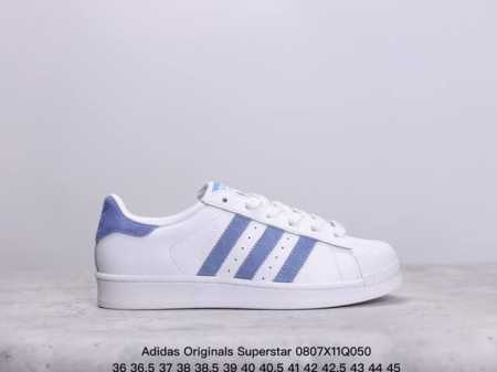 adidas Originals Superstar 全新配色 贝壳头休闲板鞋 独家控货 平台正单 全鞋百分百原材料 全鞋电脑针车 Logo针车间距针数原版一致 - 点击图像关闭
