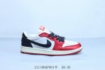乔丹Air Jordan 1 Low Aj1 乔1低帮复古文化休闲运动篮球鞋黑白红丝绸 211190Apooi半 36-45