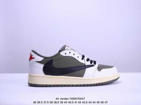 Aj1倒勾travis Scott X Air Jordan 1 ” Reverse Mocha “ Aj1乔1 Ts 闪电 倒钩 低帮文化篮球鞋 完美品质出货 - 点击图像关闭