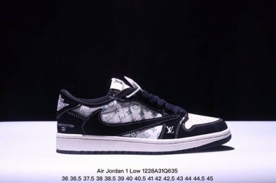 公司级 Travis Scott X Fragment Design X Jordan Air Jordan 1 Low Og Sp “Lv联名” 多方联名合作