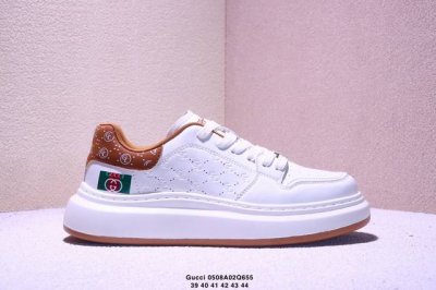 gucci 轻奢单品鞋 广东品质原厂 高奢古驰Gucci Screener Gg High-Top Sneaker休闲潮鞋系列意大利进口超软小牛皮+刺绣搭配 原
