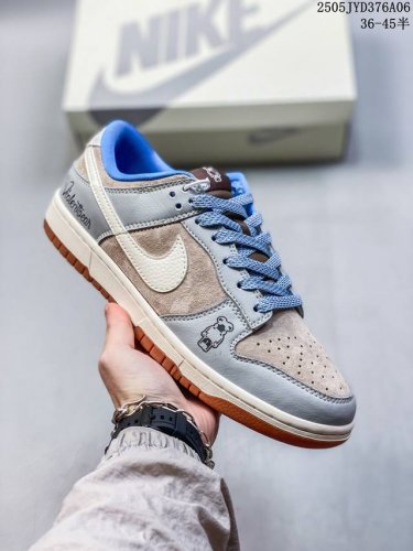 公司级 Nike Sb Dunk Low“暴力熊联名 灰蓝生胶” 周年高端定制 低帮休闲板鞋 定制鞋盒 大厂纯原品质出货 超高清洁度 皮料切割干净无任何毛边 细