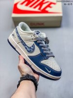 海外爆款限量发售！公司级 Nike Sb Dunk Low“Sup系列 蓝白涂鸦蓝勾” 周年高端定制 低帮休闲板鞋 定制鞋盒 大厂纯原品质出货 超高清洁度 皮料