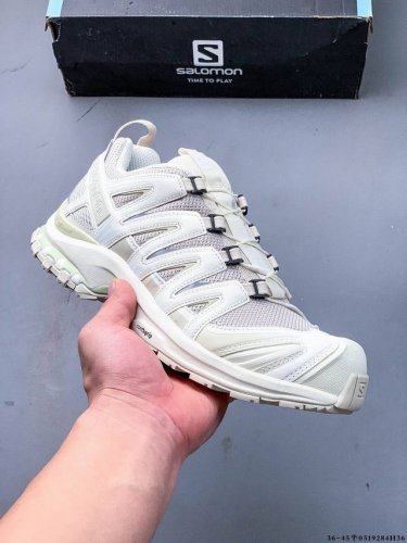 salomon Xa pro 3D Adv 萨洛蒙 户外越野跑鞋 鞋面采用Sensifit贴合技术 全方位贴合包裹脚型 鞋跟部鞋底牵引设计 提供强大的抓地性能
