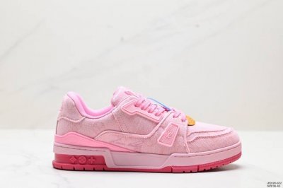 公司级全新lv路易威登louis Vuitton Trainer Sneaker Low休闲运动文化百搭板鞋 尺码:36-45 Id:Jfd129-Gzz