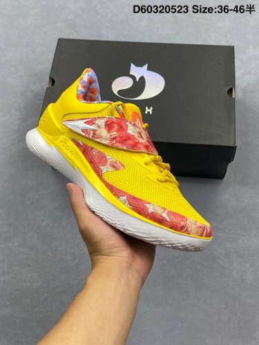 篮球鞋系列 搭载纯原装Hovr科技缓震大底 安德玛Under Armour Curry Fox1 Kw 库里签名系列实战训练篮球鞋 货号 6001924-400