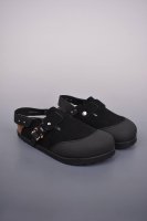 迪奥Dior 联名X 勃肯Birkenstock 机能锁扣设计 神作联名款 日系与先锋的结合体 黑色 沙色 采用头层牛反绒皮 真材实料 木屑大底 独家开磨 区别
