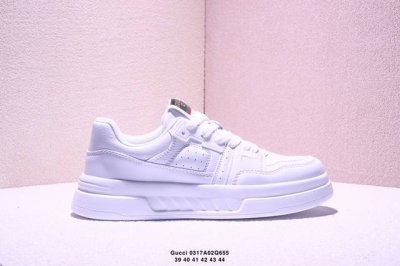 260 Gucci 轻奢单品鞋 广东品质原厂 高奢古驰Gucci Screener Gg High-Top Sneaker休闲潮鞋系列意大利进口超软小牛皮+刺绣