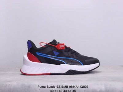 puma Suede Bz Emb 2024 彪马 防滑耐磨低帮德训板鞋 孔眼底座和脚趾凸起由猪八革材料制成 支持侧踏时的踏步工作 即使在健身房等使用环境中也能
