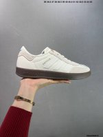 Clot X Adidas Originals Gazelle Low”Navy“羚羊内训系列低帮复古薄底德训风百搭休闲运动板鞋“联名藏蓝白串珠焦糖底”Ih37