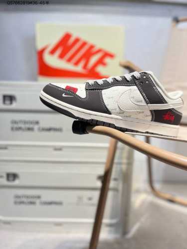 200 nike Sb Dunk Low“斯图西联名” 周年高端定制 低帮休闲板鞋 定制鞋盒 超高清洁度 皮料切割干净无任何毛边 细节完美Xf8698 Qs76