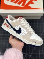 Nk Sb Dunk Low Supreme联名-奶咖英文 周年高端定制 低帮休闲板鞋 #定制鞋盒 大厂纯原品质出货 超高清洁度 皮料切割干净无任何毛边 细节完