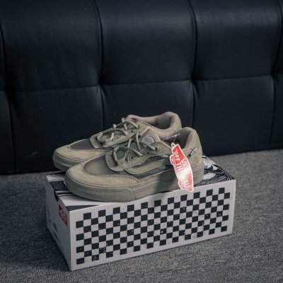 核心私 Vans pro Skate Skate Wayvee 舒适 防滑耐磨 低帮 板鞋 男女同款 灰色 货号:Vn0A2Z3Rfog 尺码： 36 36.5