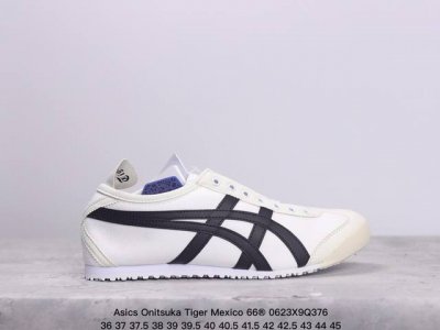Asics 亚瑟士 男女鞋真标半码制 日产经典老牌-鬼塚虎 Onitsuka Tiger Mexico 66经典墨西哥系列复古经典百搭板鞋休闲运动鞋慢跑鞋 采用