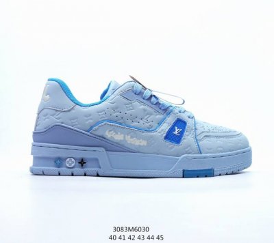 Lv路易威登louis Vuitton Trail Sneaker Low 休闲运动文化百搭篮球板鞋 致tpr光泽鞋底#耐弯折滴塑支持片#鞋垫嵌入超软脚感乳胶材