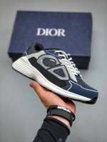 法国高奢时装品牌 迪奥 Dior B30 Low-To Sneaker B30系列低帮经典老爹风系带复古休闲运动慢跑鞋3Sn279Zrf_H900 尺码：40-