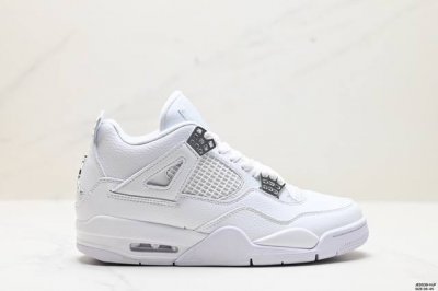 真标air Jordan 4 Retro 迈克尔 乔丹aj4代中帮复古休闲运动文化篮球鞋 货号:308487 100 尺码:36-45 Id:Jed538-Hj