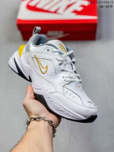 公司级带半码耐克 Nike M2K Tekno 男女子运动鞋厚底老爹鞋经典复古休闲慢跑鞋 从 Monarch 系列汲取灵感，以太空时代细节演绎未来风范。分层鞋面