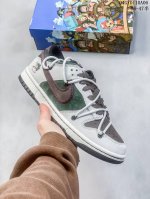 公司级头层真标带半码 耐克nike Sb Dunk Low Pro绑带扣篮系列复古低帮休闲运动滑板板鞋。采用脚感柔软舒适zoomair气垫，有效吸收滑板等极限运