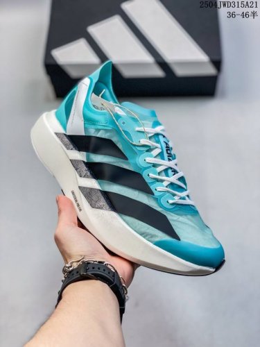 真标带半码 Adidas Adizero Adios pro Evo 1 36-46带半码。带碳版 尺码：见图 编码：04Jwd315A21