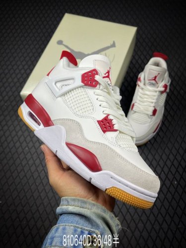 D Nigel Sylvester X Air Jordan 4 Aj4联名款 Air Jordan Aj4 Retro 原楦原纸板 原厂材料开发 细节把控到位