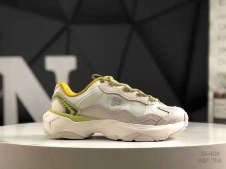 斐乐 Fila Fusion斐乐潮牌老爹鞋女夏硬糖鞋 厚底老爹鞋跑步鞋 欧阳娜娜 虞书欣同款 毛绒配件搭配萌趣鞋带可爱爆棚轻能发泡科技加持 轻盈厚底舒适显高混搭 - 点击图像关闭