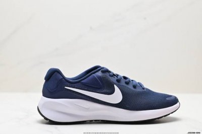 230 公司级Nike Revolution 7 透气 低帮 跑步鞋 兼顾迅疾外观和稳固脚感后跟覆面和中足动态支撑巧妙融合 缔造稳定顺畅的迈步体验 货号:Fb2